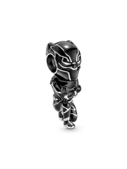 Marvel The Avengers Black Panther Charm - Sterling silver
