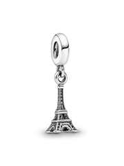 Paris Eiffel Tower Dangle Charm - Sterling silver