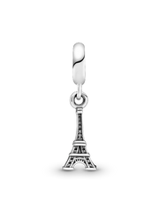 Paris Eiffel Tower Dangle Charm - Sterling silver