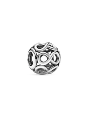Openwork Infinity Charm - Sterling silver