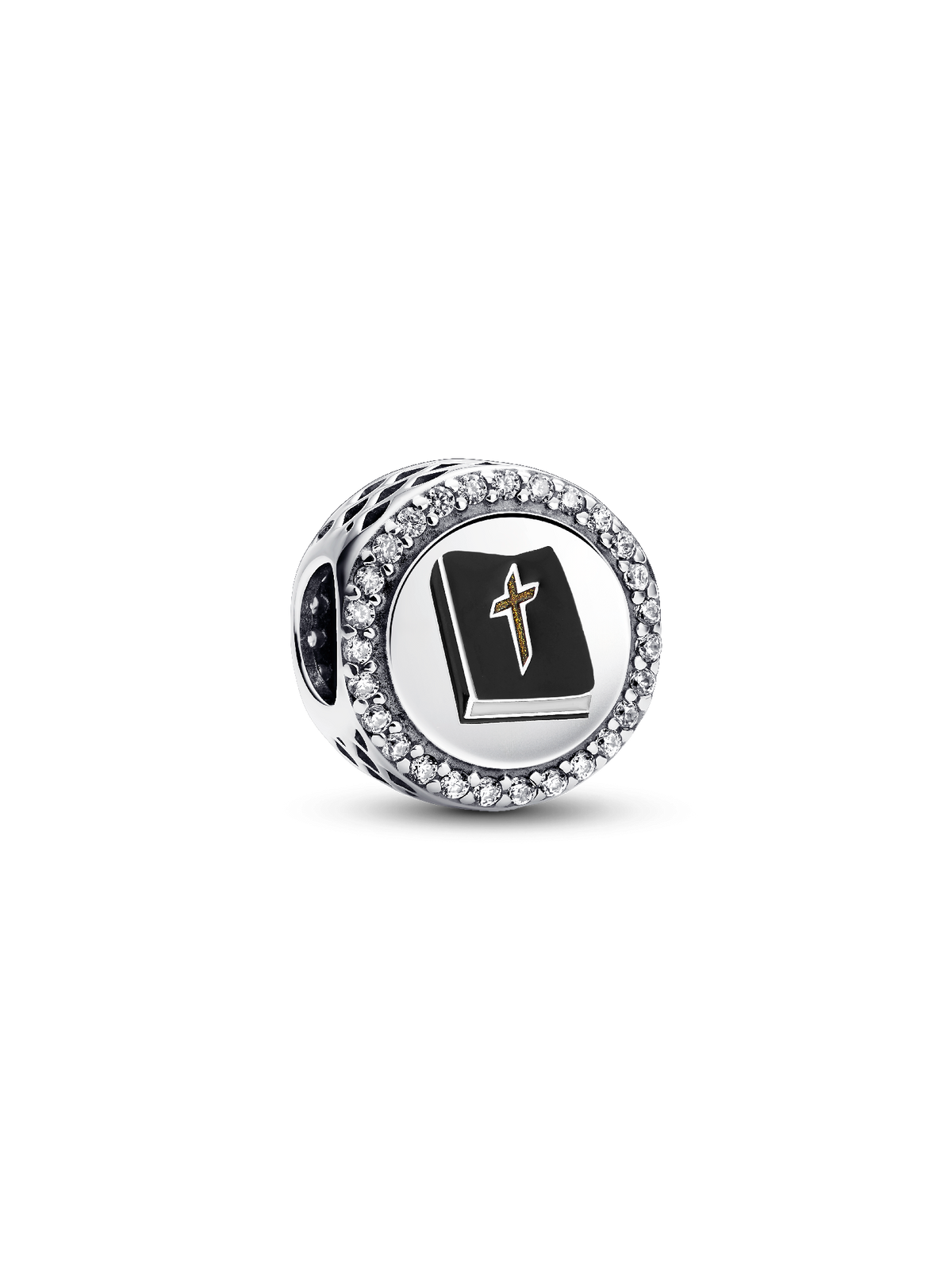 Bible Power of Prayer Charm - Sterling silver