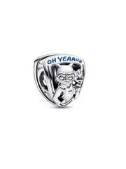 FINAL SALE - Marvel Guardians of the Galaxy Rocket Raccoon & Groot Emblem Charm - Sterling silver