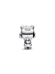 FINAL SALE - Game of Thrones Ghost Direwolf Charm - Sterling silver