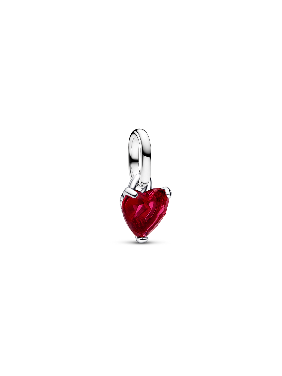 Broken Heart Mini Dangle Charm - Sterling silver