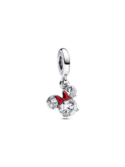 Minnie Mouse Holiday Dangle Charm Necklace Set