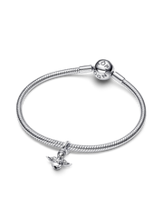 FINAL SALE - Sparkling Angel Dangle Charm - Sterling silver