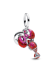 Lobster Dangle Charm - Sterling silver
