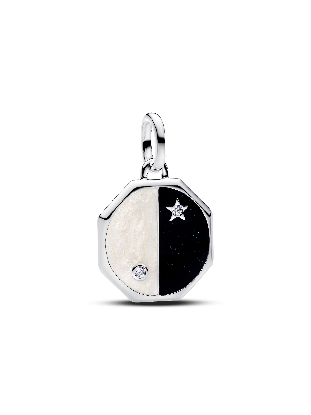 FINAL SALE - Yin & Yang Dangle Charm - Sterling silver