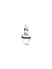 Heart Mini Dangle Charm - Sterling silver