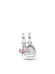 Mother Daughter Dangle Charm Bracelet