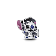 FINAL SALE - Disney Stitch Graduation Charm - Sterling silver