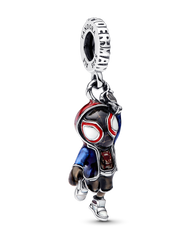 Marvel's Spider-Man Miles Morales Dangle Charm - Sterling silver