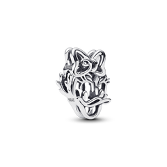Disney Daisy Duck Openwork Charm - Sterling silver