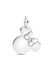 Disney Minnie Mouse Engravable Dangle Charm - Sterling silver
