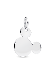 Engravable Mickey Mouse Necklace Set