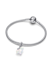 Polar Bear Mother & Cub Dangle Charm - Sterling silver