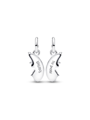 Splittable Butterfly Dangle Charm - Sterling silver