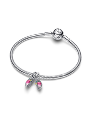 Love Birds Splittable Dangle Charm - Sterling silver