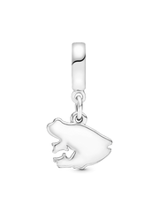Puerto Rico Frog Dangle Charm - Sterling silver