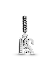 21st Celebration Dangle Charm - Sterling silver