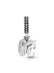 50th Celebration Dangle Charm - Sterling silver