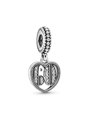 60th Celebration Dangle Charm - Sterling silver