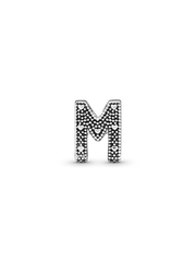Letter M Alphabet Charm - Sterling silver