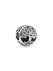 family tree charm - Sterling silver