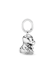 Labrador Puppy Dog Dangle Charm - Sterling silver