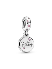 Forever Sisters Dangle Charm - Sterling silver
