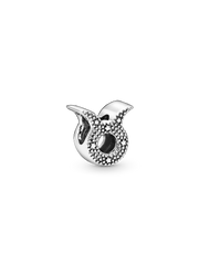 Sparkling Taurus Zodiac Charm - Sterling silver