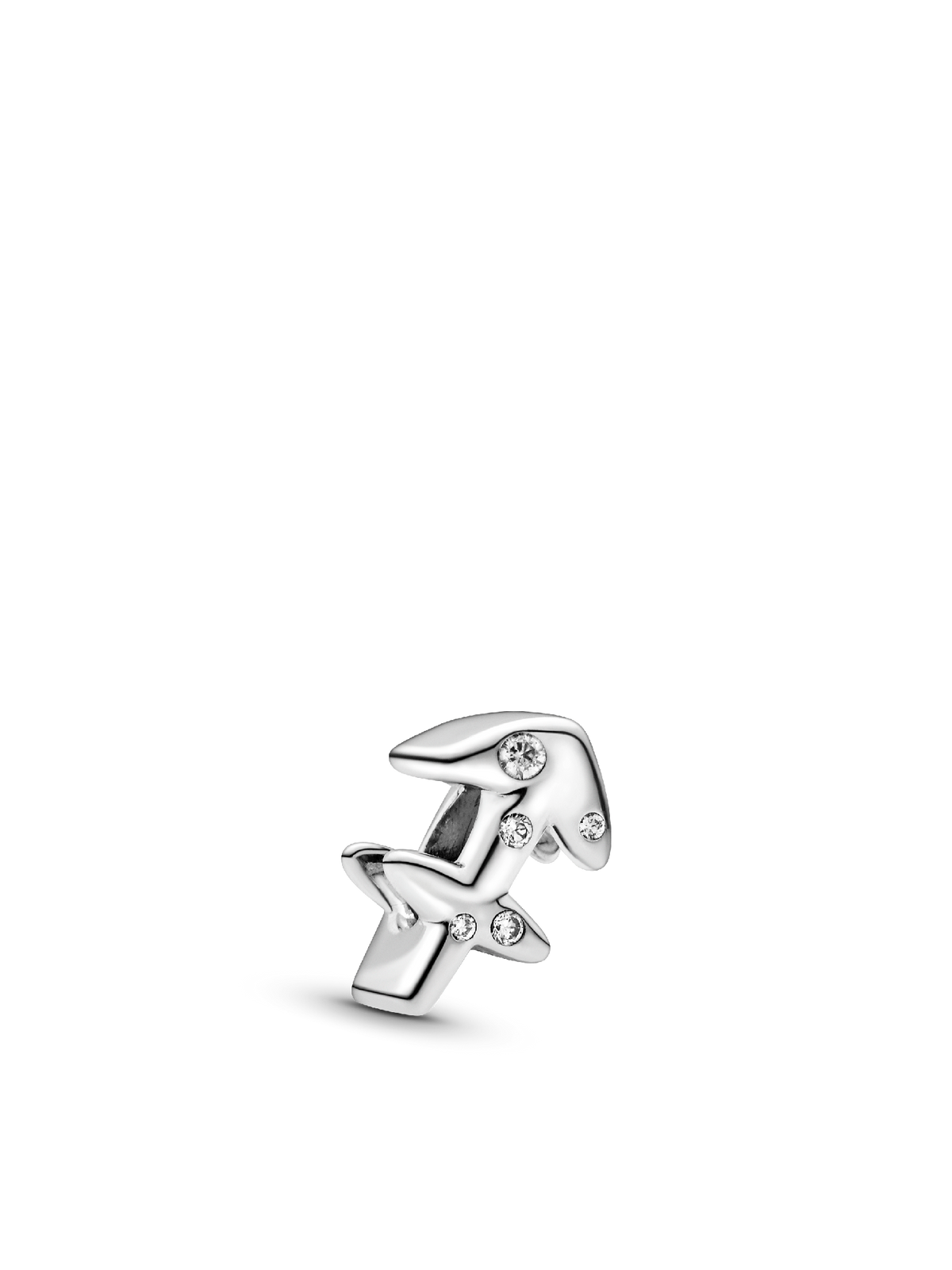 Sparkling Sagittarius Zodiac Charm - Sterling silver