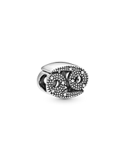 Sparkling Cancer Zodiac Charm - Sterling silver