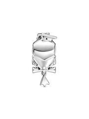 Wise Owl Graduation Charm - Sterling silver