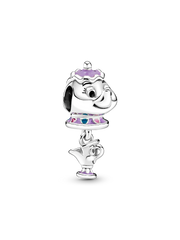 Disney Beauty and the Beast Mrs. Potts and Chip Dangle Charm - Sterling silver