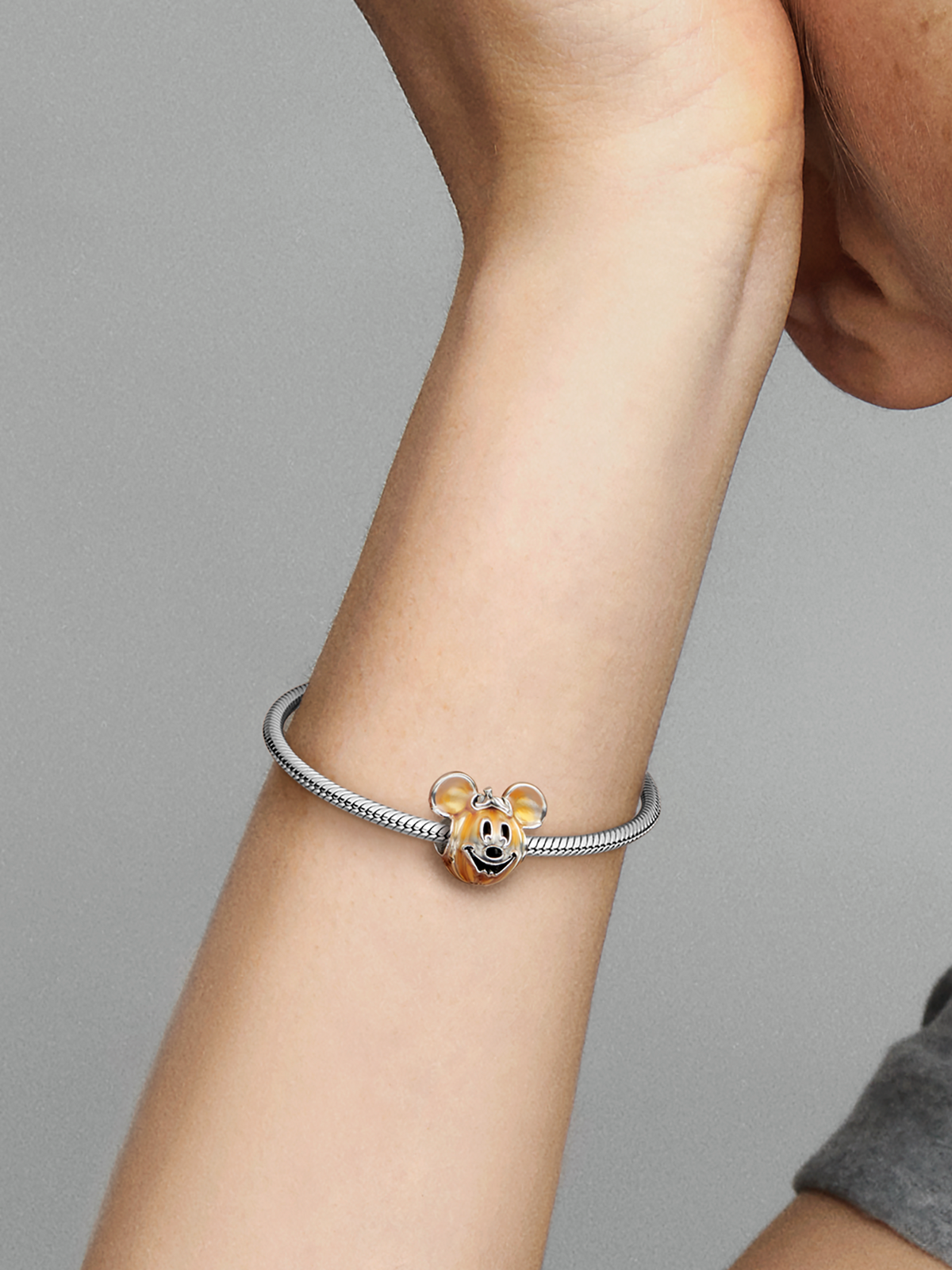 Disney Mickey Mouse Pumpkin Charm - Sterling silver
