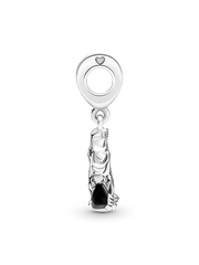 Virgin of Guadalupe Motif Dangle Charm - Sterling silver