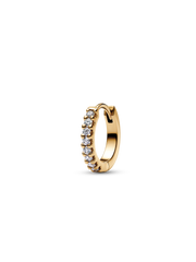 Pandora Era Lab-grown Diamond Hoop Earrings 14K Gold - 0.009 ct TW, 14k gold