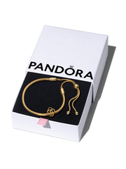 Golden Padlock Bracelet Gift Set - 14k gold plating