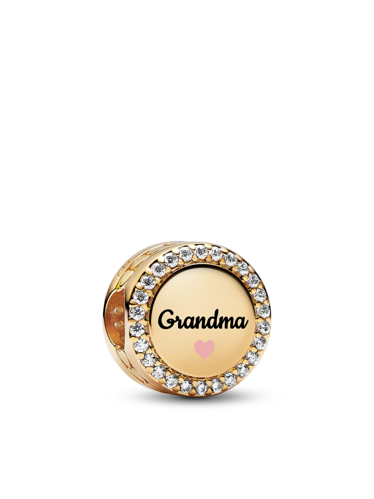 Engravable Grandma Charm - 14k gold plating