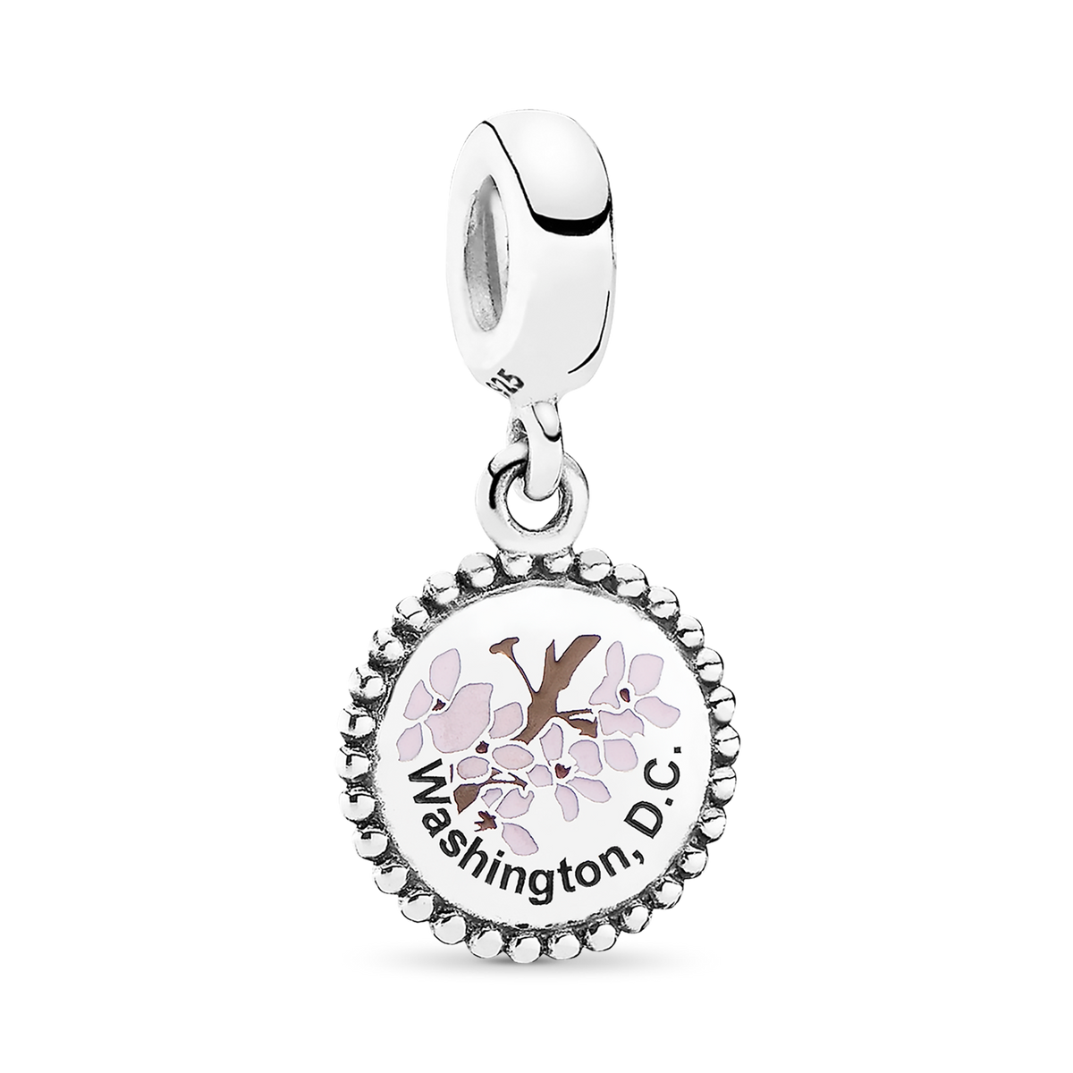 Washington, D.C. Cherry Blossom Dangle Charm