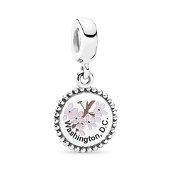 Washington, D.C. Cherry Blossom Dangle Charm