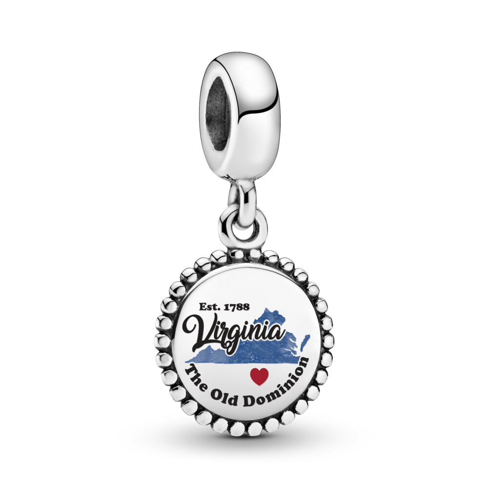 FINAL SALE - Virginia Map Dangle Charm