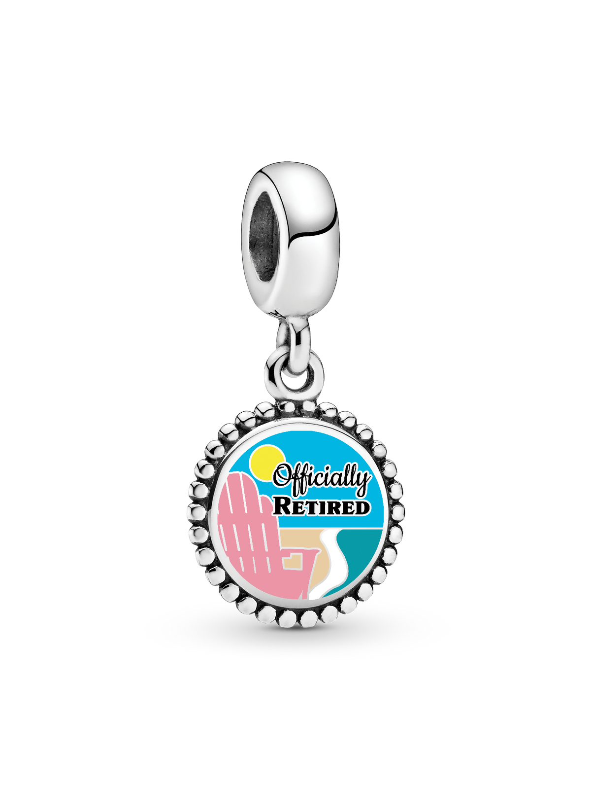 Officially Retired Charm - Sterling silver