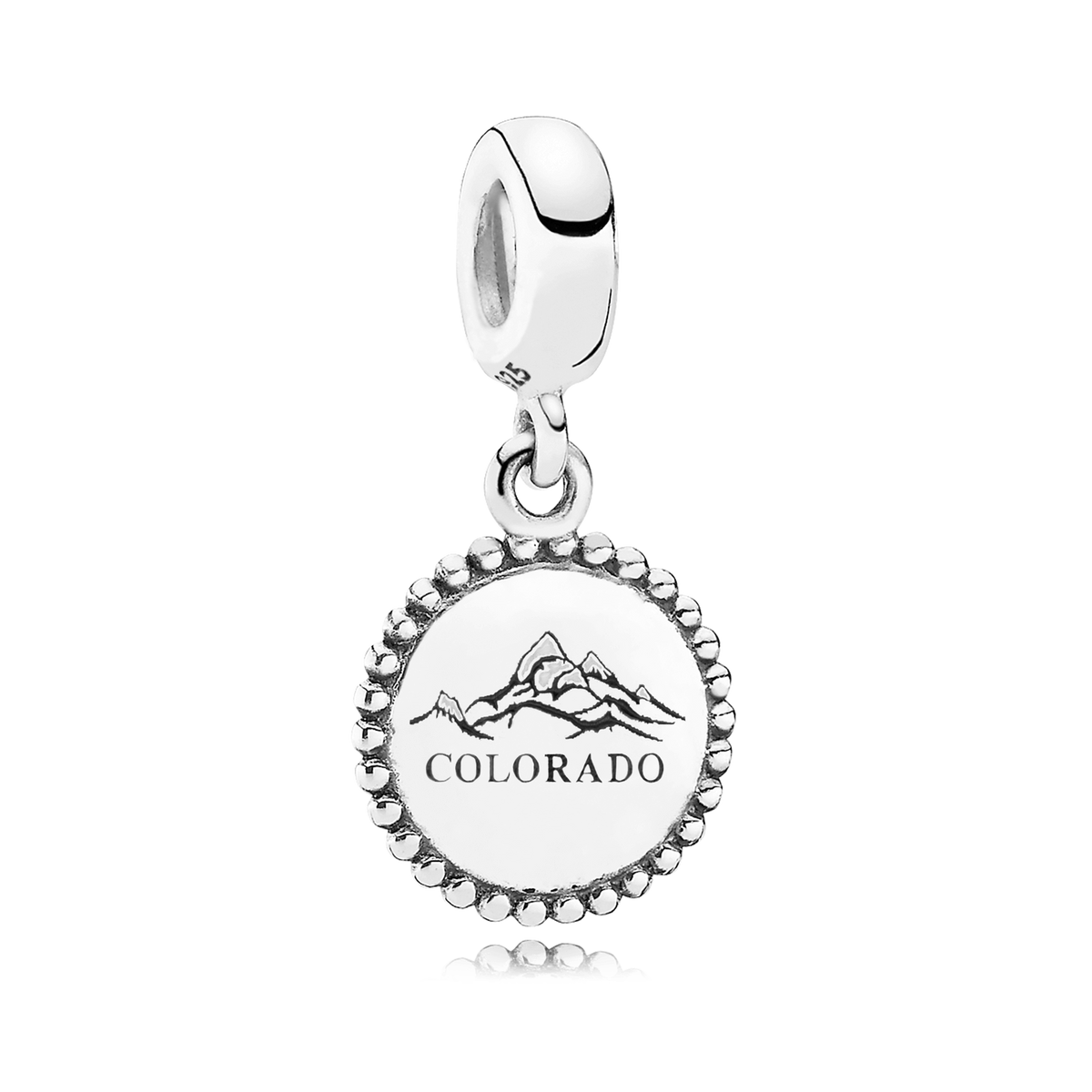 Colorado Snow Cap Dangle Charm