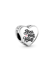 Bless Your Heart Charm - Sterling silver