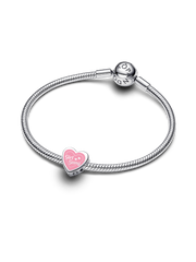 Girl Gang Heart Charm - Sterling silver