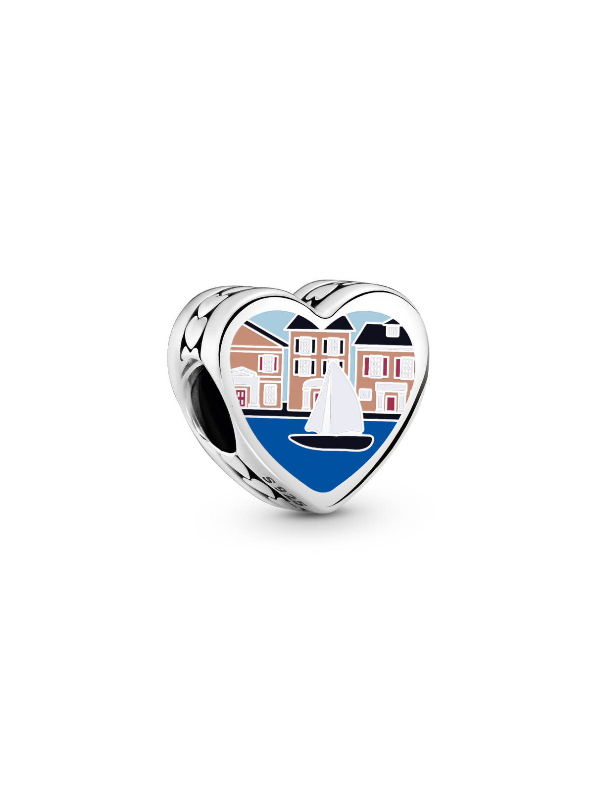 Mass Heart Charm - Sterling silver