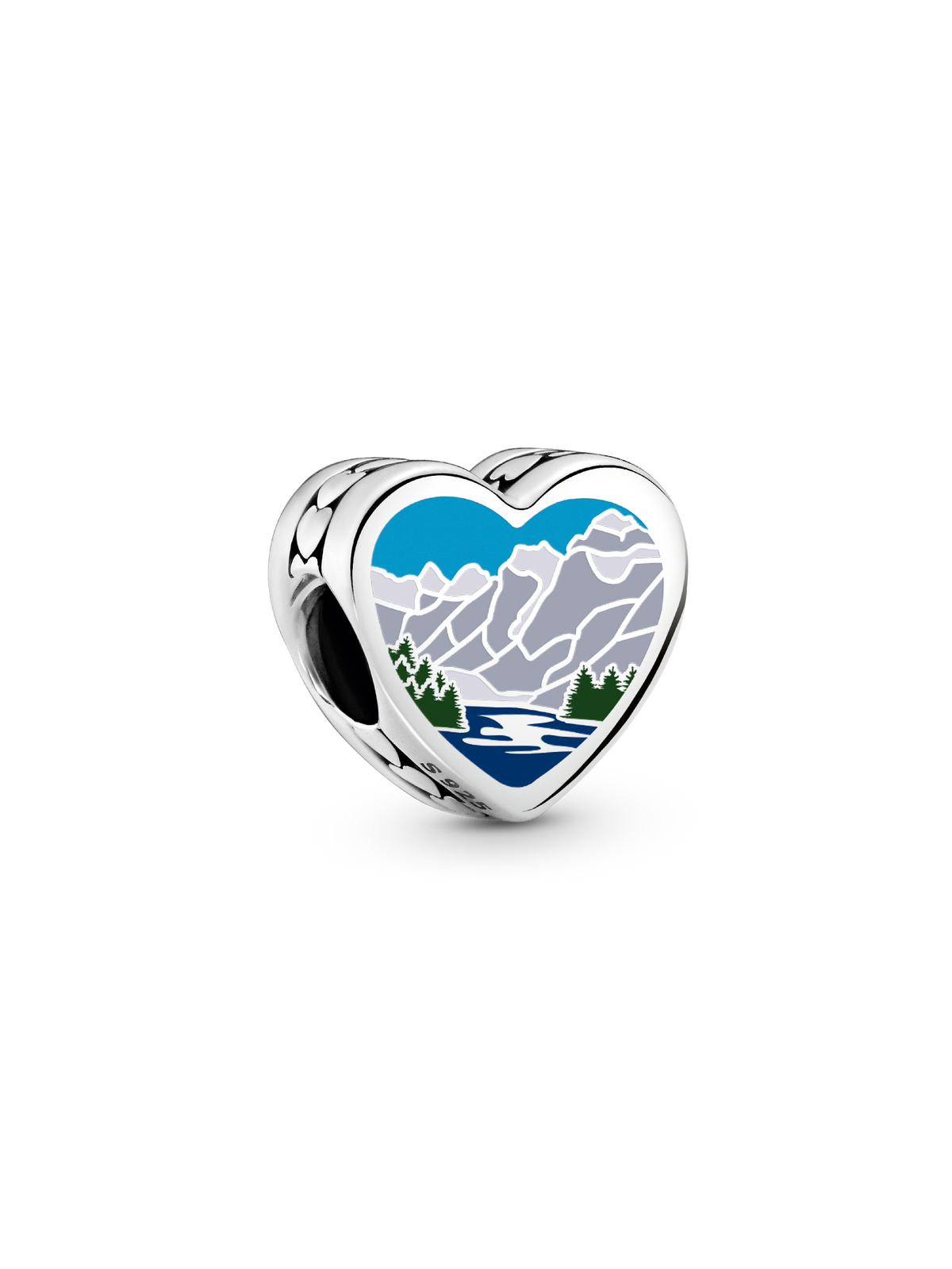 Minnesota Heart Charm - Sterling silver