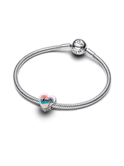 Puerto Rico Heart Charm - Sterling silver